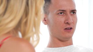 Big cock guy loves his sexy stepmom