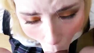 Facefuck and Hard Doggystyle Fuck Bondage Sex