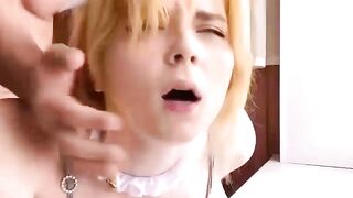Fox Maid Cosplay Blowjob and Hard Doggys