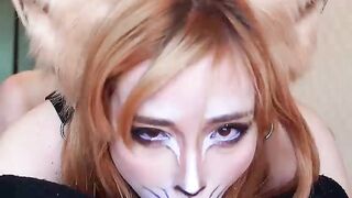 Cute Redhead Fox Deepthroat and Hard Fu