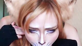 Cute Redhead Fox Deepthroat and Hard Fu