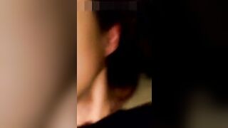 Turned On Chinese chick gets cumshot and sucks his penis clean