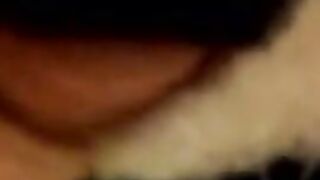 Turned On Chinese chick gets cumshot and sucks his penis clean