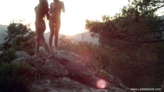 European Lovers In Dyke Action Fingered Experience