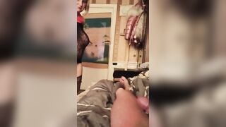 When friend's milf woke up I had to fucked her,