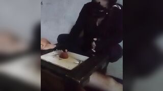 Miss Kitty tramples balls