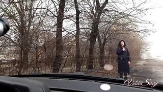 Flashing Vagina inside a Outside Place and Masturbating into the