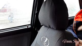 Flashing Twat into a Outdoors Place and Masturbating inside the Car -