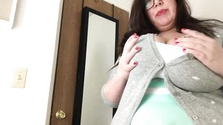 Bae Huge Boobed BBW Stepmom Catches you Jerking Off