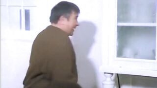 Best CMNF inside vintage german comedy. Stripping naked and ENF