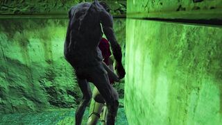 I got Pregnant from a Monster. Zombie Fucks a Girl Hard |