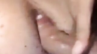 Bareback Black Amateur Takes Thick Sticky Cream Pie