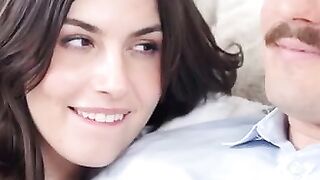 Hotties Chanel Camryn and Elsa Violet do everything together. Today theyre making popcorn as they shimmy and shake inside their silk jammies. Moving to the couch they cuddle under a blanket and turn on a video. Just as the clip begins Robby Echo comes hom