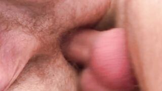 Bushy homosexual lovers tries anal sex without a condom