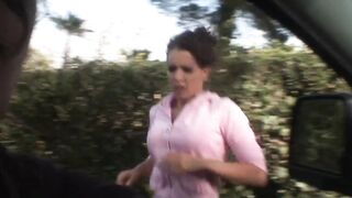 Petite dark hair MILF banged! with great jugs