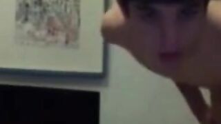 Cute Twink's Sexy Webcam Handjob