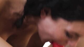 GIRLSWAY - Freaky Masseuse Lilly Bell Assfucks Oiled Up Coworker Charlotte Sins With HUGE STRAP-ON