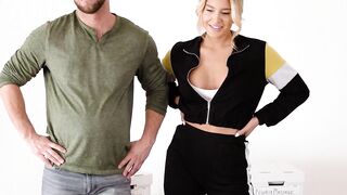 NURU RUBS - Crazy hot Blonde Ella Reese Gets Her Snatch Nailed While She Tries Nuru With Her boyfriend