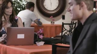 ADULT TIME - Older milf Syren De Mer Takes LONG JIZZED After Blind Date With Stud! FULL TAPE