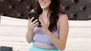 GIRLSWAY - Naturally Stacked Octavia Red Gets Aroused Remotely Controlling Her Roommate's Toy