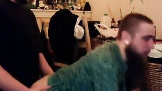 Bearded Bareback Amateur Bangs Hard