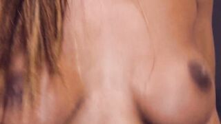 ALL GIRL STROKES - Beauty African August Skye Pounded Serene Siren's Face With Her Vagina