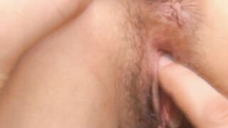 Slim bushy oriental teenagers gets banged and inseminated