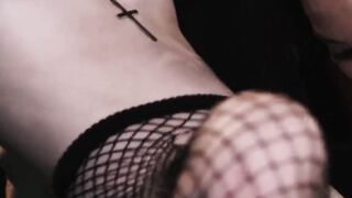 ADULT TIME - Dyke Bandmates Have ALL GIRL DYKE FUCKFEST WIth Lena Paul! SCISSORING CONTEST!