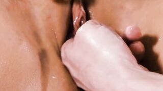 GIRLSWAY - Masseuse Lacy Lennon Give Oiled Karlee Grey a ROUGH FINGERED & SCISSORING Happy Ending