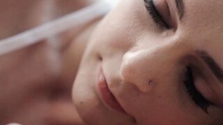ADULT TIME - Great Freaky Dyke GFs Aften Opal & Nicole Aria Trib After Masturbating To Each Other!