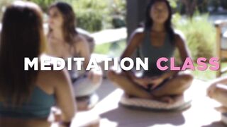 ALL GIRL RUBS - Bae Babes Give Each Other Unique Meditative Grind By Their Pussies