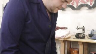 Brunettes fucking inside a shop