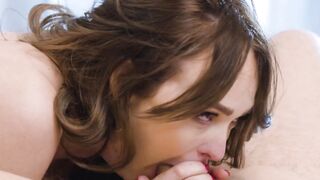ADULT TIME - Virgin girlfriend Lilly Bell NEEDS Her bf Nathan Bronson To Disrespect And POUND HER CUNT!