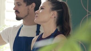 VIRGIN TABOO House Cleaner Alison Rey Flirts With Rich Customer Will Pounder Inside Front Of Her Hubby