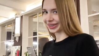 Having sex inside the outside toilet is fun