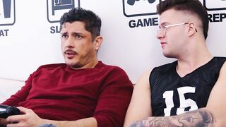 HETEROFLEXIBLE - Rocky Vallarta Is Visited By Next door Clark Delgaty, Ends Up Getting ANAL CREAMPIED