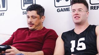 HETEROFLEXIBLE - Rocky Vallarta Is Visited By Next door Clark Delgaty, Ends Up Getting ANAL CREAMPIED