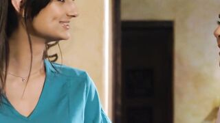 GIRLSWAY - Masseuse Eliza Ibarra Offers Her Stacked Client Gabbie Carter The Dyke One of a kind Grind