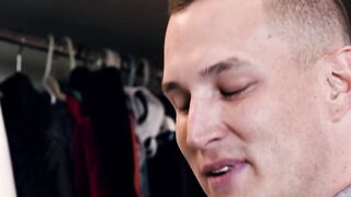 ADULT TIME - Heterosexual Bro Brock Kniles Destroys Hungry Bottom Devin Franco's Booty! ANAL JIZZED!