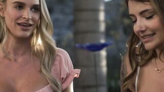 GIRLSWAY - Big boobed Babes Adria Rae & Emma Hix Have WILD Scissoring Screwed