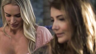GIRLSWAY - Big boobed Babes Adria Rae & Emma Hix Have WILD Scissoring Screwed