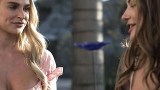 GIRLSWAY - Big boobed Babes Adria Rae & Emma Hix Have WILD Scissoring Screwed