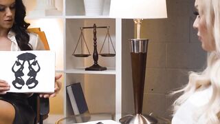 GIRLSWAY - Therapist Penny Barber Helps Still Into Closet Patient Kenzie Taylor Open Up To Lesbianism