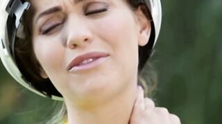 GIRLSWAY - Long Naturals Chiropractor Angela White Give hot Mia Malkova Beautiful Hard Treatment