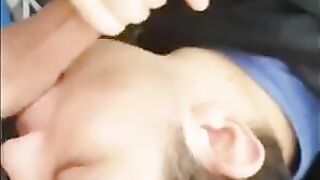 Twink Sucks Big Cock Outdoors and Swallows Cum