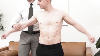 FunSizeBoys Small Serg Shepard fuck deep by tall buff Dallas Steele