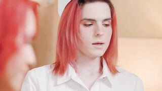 TRANSFIXED - Apprentice Nurse Jean Hollywood Has A Foursome With Khloe Kay During Her Final Exam