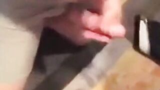 Big-cock amateur gets a blowjob from his buddy and cums hard