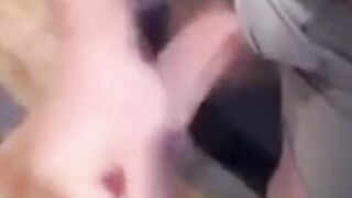 Big-cock amateur gets a blowjob from his buddy and cums hard