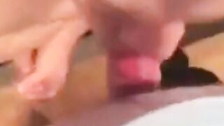Big-cock amateur gets a blowjob from his buddy and cums hard
